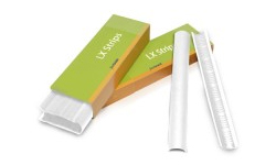 White LX Fastback Strips