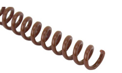 Medium Brown Spiral Binding Coil