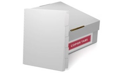 19-Hole Comb Punched Copier Tabs