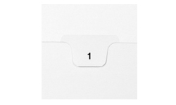 Avery Bottom Numbers Legal Tabs