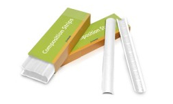 White Fastback Composition Strips