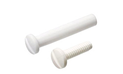 White Plastic Binding Screw Posts