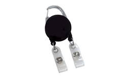 Dual Strap Carabiner Badge Reels