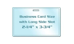Business Card Size Laminating Pouches with Slot