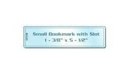 Small Bookmark Size Laminating Pouches with Slot