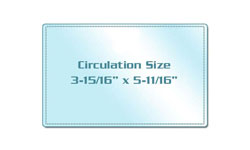 Circulation Size Laminating Pouches