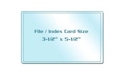 File / Index Size Laminating Pouches