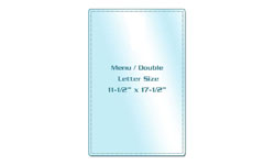 Menu / Double Letter Pouches