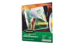 Sheet Protectors with Tabs