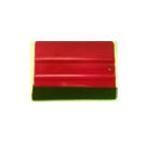 5" Squeegee with felt edge for applying window clings and decals.