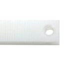 White rectangular cutter stick with a drilled hole, designed for use in Triumph 3905 and 3915 cutters, featuring a smooth, textured surface.