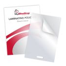 Clear Driver's License Pouches with Short Side Slot, perfect for protecting and laminating identification cards.