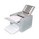 A Formax FD 314 Office Desktop Folder machine with trays for paper input and output, designed for efficient document folding in office environments.