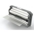 Close-up view of a GBC Foton 30 Laminating Cartridge, featuring the film roll and feed mechanism for use in automatic laminating machines.
