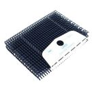 GBC Proclick Pronto Navy Cassettes, showing a large, neatly stacked cassette with dark blue binding spines used for document binding.