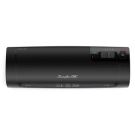 A black GBC Swingline Fusion 1100L 9" Laminator with control buttons on the top.