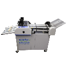 Graphic Wizard GW 12000 Number/Perf/Score/Slit Machine showcasing its versatile print finishing capabilities with an extended output tray.