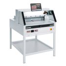 The Triumph 6660 25-1/2" Automatic Programmable Cutter with VRCut Software, featuring a digital display and cutting blade mechanism.