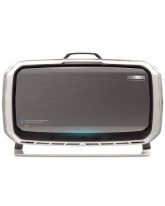 The Fellowes AeraMax Pro AM 4S Stainless Professional Air Purifier with Stand offers high-performance air cleaning and a sleek stainless steel design, perfect for large professional spaces.