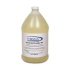 A 1-gallon bottle of Formax 1-Gallon Shredder Oil, designed for optimal performance in industrial shredders.