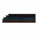 Stack of MasterBind 5mm Navy Blue 11" Soft Covers Binding Channels in various colors, showcasing sleek and durable binding options.