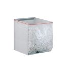 MBM Destroyit 5009 Shred Collection Cart filled with shredded paper, featuring a clear plastic bag for easy visibility of contents.
