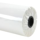 A roll of 1.5 Mil Premium School Laminating Film with a clear, glossy finish and a black core.
