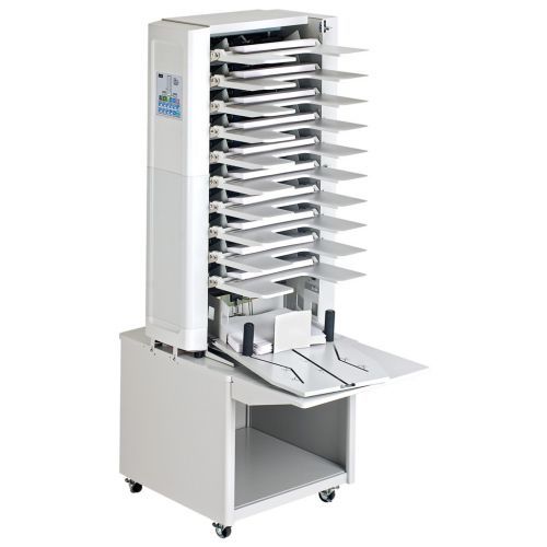 FC 10 Automatic 10-Bin Friction Collator and Accessories, designed for high-speed and efficient multi-bin document collation in professional settings.