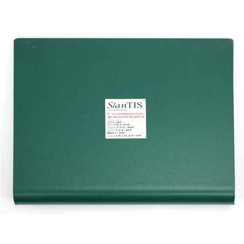 1 1/4 inch Green SlanTIS Coil Binding Sleeve Image 1