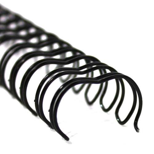 1/2 Inch Black Spiral-O 19 Loop Wire Binding Combs - 140pk Image 1