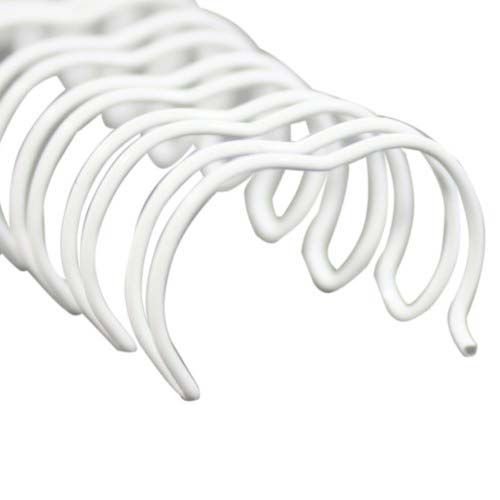 1/2 Inch White Spiral-O 19 Loop Wire Binding Combs - 140pk Image 1