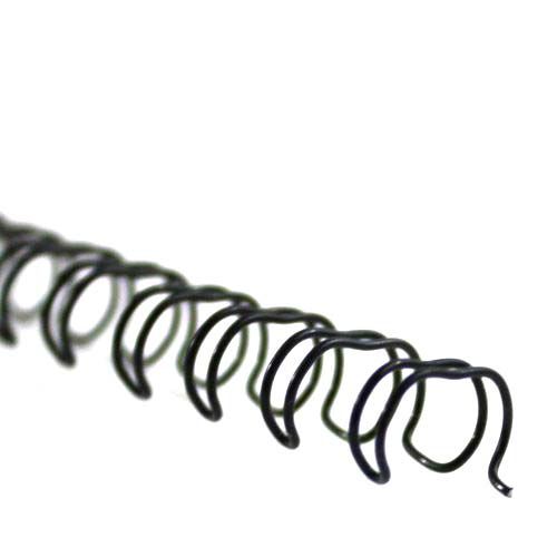 1/4 Inch Black Spiral-O 19 Loop Wire Binding Combs - 210pk Image 1