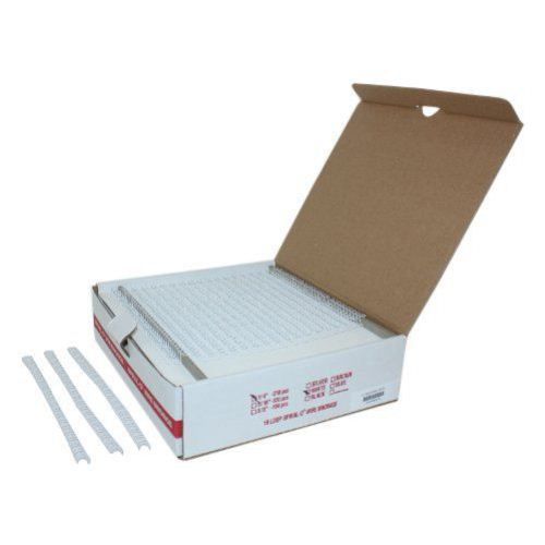 1/4 Inch White Spiral-O 19 Loop Wire Binding Combs - 210pk Image 1