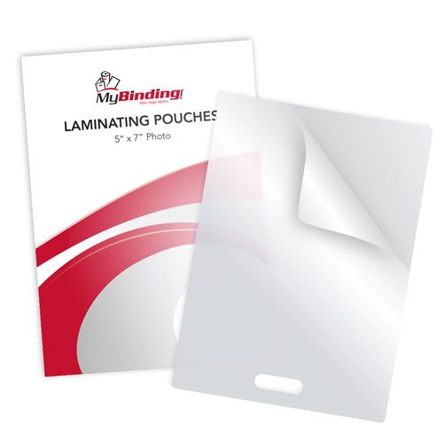 10MIL 5 Inch x 7 Inch Photo Card Laminating Pouches - 100pk Image 1