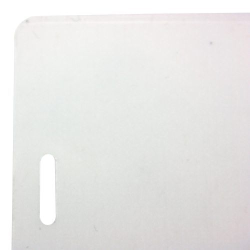 10mil Matte Clear Drivers License Pouches w Short Side Slot Image 1