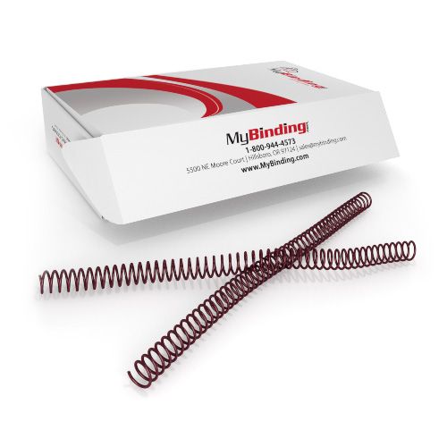 15mm Black 4:1 Pitch Spiral Binding Coil - 100pk  Image 1