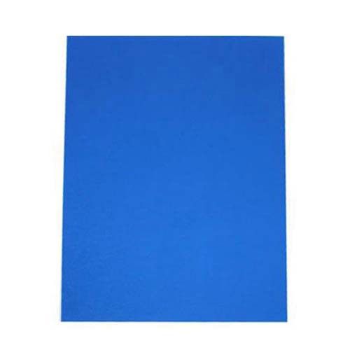 16mil Blue Leather Grain Poly 5.5 Inch x 8.5 Inch Covers (50pk) Image 1