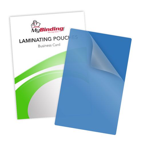 Blue 10mil Business Card Laminating Pouches - 100pk Image 6