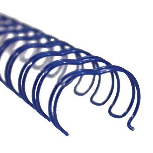 3/4 Inch Blue Spiral-O 19 Loop Wire Binding Combs - 56pk Image 1