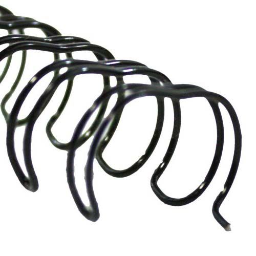 3/8 Inch Black Spiral-O 19 Loop Wire Binding Combs - 104pk Image 1