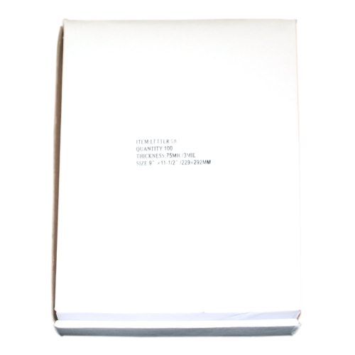 3mil Letter Size Sticky Back Laminating Pouches - 100pk Image 1