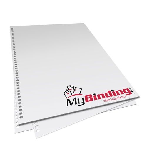 11" x 17" 24lb 4:1 Coil 43 Hole Pre-Punched Binding Paper - 1250 Sheets Image 1