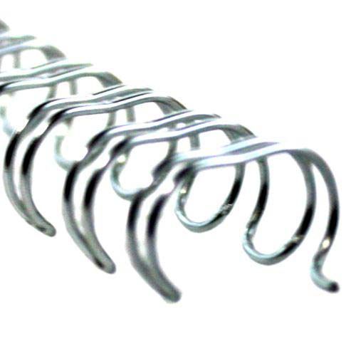 5/16 Inch Silver Spiral-O 19 Loop Wire Binding Combs - 120pk Image 1