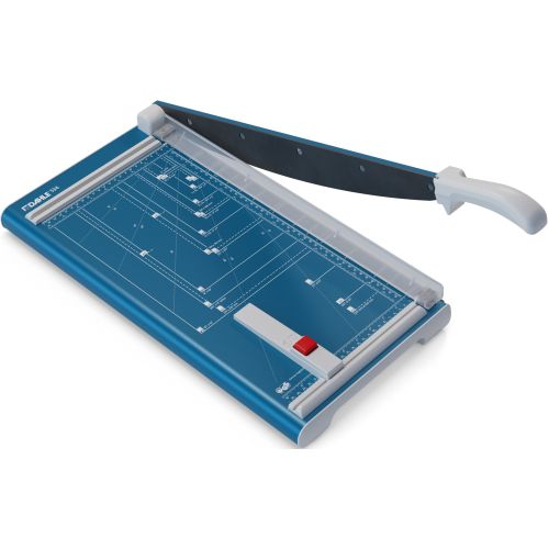 Dahle Model 534 Professional 18 Inch Guillotine Paper Cutter with a precision cutting guide and ergonomic handle for accurate and easy paper trimming.