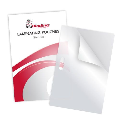 5MIL Giant 4-1/2" x 6" Laminating Pouches with Long Side Slot - 100pk Image 2
