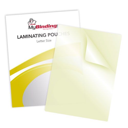 5mil Letter Size Sticky Back Laminating Pouches - 100pk Image 5
