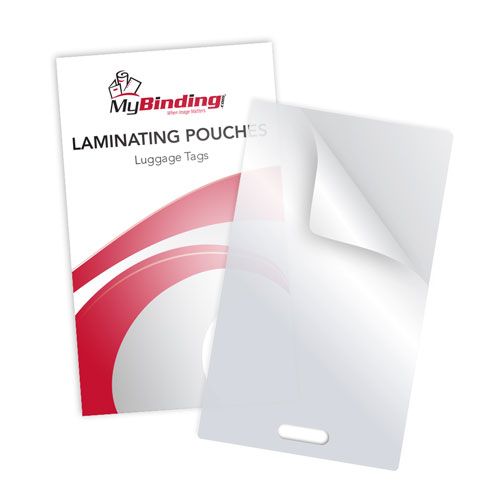 5MIL Luggage Tag 2-1/2 Inch x 4-1/4 Inch Pouches With Slot - 100PK Image 6