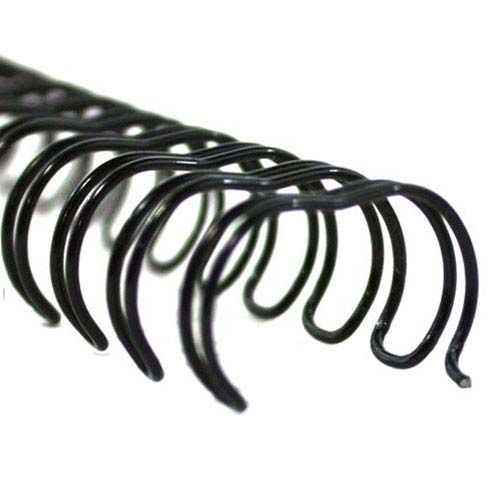 7/16 Inch Black Spiral-O 19 Loop Wire Binding Combs - 147pk Image 1