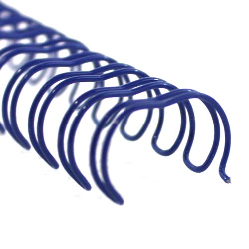 7/16 Inch Blue Spiral-O 19 Loop Wire Binding Combs - 147pk Image 1