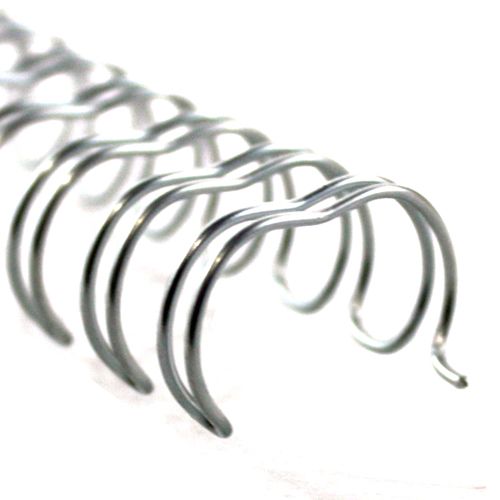 7/16 Inch Silver Spiral-O 19 Loop Wire Binding Spines - 147pk Image 4